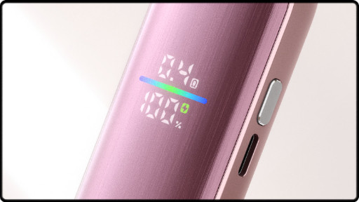 L'écran intégré du pod Pixo Max